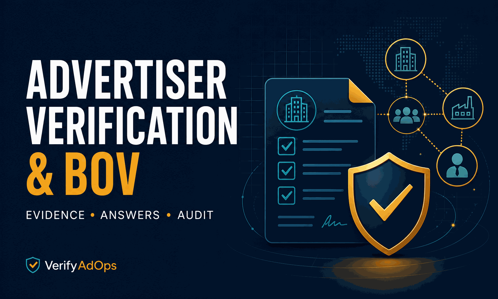 VerifyAdOps advertiser verification and BOV guide